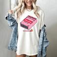 Slow Burn Book Club Women's Comfort Colors T-Shirt Ivory