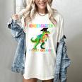 So Long Kindergarten Graduation Class 2025 Dinosaur Kids Women's Comfort Colors T-Shirt Ivory