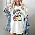 So Long Preschool Pre-K Here I Come Graduation Women's Comfort Colors T-Shirt Ivory