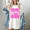 Straight Outta 8th Grade Graduation Eighth Grade T-Shirt Women's Comfort Colors T-Shirt Ivory