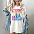 Straight Outta 8th Grade Great Graduation Eighth Grade Women's Comfort Colors T-Shirt Ivory