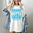 Straight Outta College Class Of 2018 Graduation Shirt Women's Comfort Colors T-Shirt Ivory