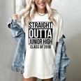 Straight Outta Junior High Graduation Class Of 2018 Women's Comfort Colors T-Shirt Ivory