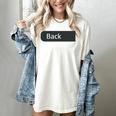 Suicide Awareness Ribbon In Memory Of My Dad Back Graphic Women's Comfort Colors T-Shirt Ivory