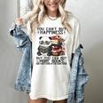 Teacher Bookworm Book Lover Panda Reading Book Librarian Tee Women's Comfort Colors T-Shirt Ivory
