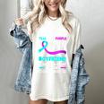 Teal & Purple In Memory Of My Boyfriend Suicide Prevention Women's Comfort Colors T-Shirt Ivory Teal & Purple In Memory Of My Boyfriend Suicide Prevention Women's Comfort Colors T-Shirt Ivory