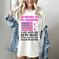 USA Flag With Pink And Black Ribbon In Memory Of My Daughter For Women Men Women's Comfort Colors T-Shirt Ivory USA Flag With Pink And Black Ribbon In Memory Of My Daughter For Women Men Women's Comfort Colors T-Shirt Ivory