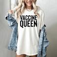 Vaccine Queen Nursing Graduation Shirt Women's Comfort Colors T-Shirt Ivory