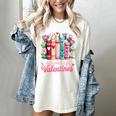 Valentine All Booked For Valentine Book Lovers Teacher Kid Women's Comfort Colors T-Shirt Ivory