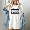 VHS Tape Rewind Glitch 90s Retro Nostalgia Please Rewind Women's Comfort Colors T-Shirt Ivory