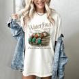 Waterfowl Classic Duck Hunting Marsh To Memory Mallard Women's Comfort Colors T-Shirt Ivory