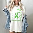 I Wear Green In Memory Of My Mom Bile Duct Cancer Awareness Women's Comfort Colors T-Shirt Ivory I Wear Green In Memory Of My Mom Bile Duct Cancer Awareness Women's Comfort Colors T-Shirt Ivory