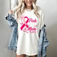 I Wear Pink In Memory Of My Mom Breast Cancer Awareness Women's Comfort Colors T-Shirt Ivory