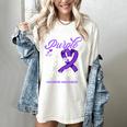 I Wear Purple In Memory Of My Husband Overdose Awareness Women's Comfort Colors T-Shirt Ivory I Wear Purple In Memory Of My Husband Overdose Awareness Women's Comfort Colors T-Shirt Ivory