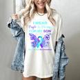 I Wear Purple In Memory For My Son Overdose Awareness Women's Comfort Colors T-Shirt Ivory