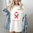 I Wear Red In Memory Of My Dad Heart Disease Awareness Month Women's Comfort Colors T-Shirt Ivory I Wear Red In Memory Of My Dad Heart Disease Awareness Month Women's Comfort Colors T-Shirt Ivory