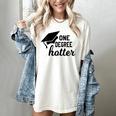Women's One Degree Hotter College Masters PhD Graduation Party Women's Comfort Colors T-Shirt Ivory