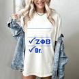 Zeta Phi Beta Doctor Graduation Zeta Phi Beta HBCU Doctor Women's Comfort Colors T-Shirt Ivory