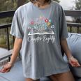 1945 Chapter Eighty 80th Birthday Books Themed 80 Year Old Women's Comfort Colors T-Shirt Gray