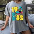 1983 Retro Raised In The 80s Old School Nostalgia Vibes Women's Comfort Colors T-Shirt Gray