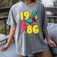 1986 Retro Raised In The 80s Old School Nostalgia Vibes Women's Comfort Colors T-Shirt Gray 1986 Retro Raised In The 80s Old School Nostalgia Vibes Women's Comfort Colors T-Shirt Gray