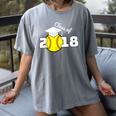 2018 Softball Senior Graduation Shirt For Girls Grad Women's Comfort Colors T-Shirt Gray