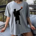 2019 Football Graduation Dab Shirt- Dabbing Graduate Women's Comfort Colors T-Shirt Gray