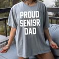 2019 Senior Dad High School Graduation Party SEN19R T Shirt Women's Comfort Colors T-Shirt Gray