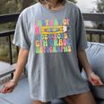 2025 Last Day Of School Autograph 6th Grade Graduation Women's Comfort Colors T-Shirt Gray