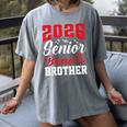2026 Senior Band Brother Class Of 2026 Parent Graduation Women's Comfort Colors T-Shirt Gray