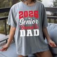 2026 Senior Band Dad Class Of 2026 Band Parent Graduation Women's Comfort Colors T-Shirt Gray