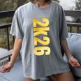 2K26 Class Of 2026 Graduation College Senior Back To School Premium Tri-Blend Women's Comfort Colors T-Shirt Gray