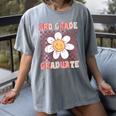3rd Grade Graduation Cute Groovy Last Day Of Third Grade Women's Comfort Colors T-Shirt Gray