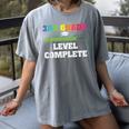 3rd Grade Level Complete Third Grade Graduation Women's Comfort Colors T-Shirt Gray