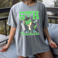 5th Grade Graduate Dinosaur Dab Graduation School Women's Comfort Colors T-Shirt Gray