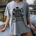 6th Grade Graduate 2021 Graduate Quarantine Sixth Graduation Women's Comfort Colors T-Shirt Gray