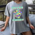80s 90s Nostalgia Magic Cube Retro Party Costume Women's Comfort Colors T-Shirt Gray