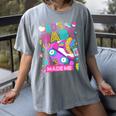 80's Baby 90's Made Me 1980s 1990s Nostalgia Retro Party Women's Comfort Colors T-Shirt Gray