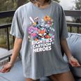 80's Cartoon Heroes Apparel For Retro Nostalgia Fans Women's Comfort Colors T-Shirt Gray