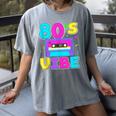 80's Vibe Retro Style Cassette Tape Nostalgia 1980s Party Women's Comfort Colors T-Shirt Gray