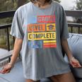 8th Grade Graduation Shirt 2024 Gamer Level Eighth Birthday Women's Comfort Colors T-Shirt Gray