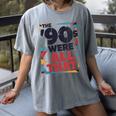 The 90s Were All That – Retro 1990s Nostalgia Tee Women's Comfort Colors T-Shirt Gray