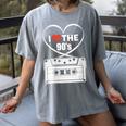 90s Nostalgia Cassette Heart Retro I Love The 90s Women's Comfort Colors T-Shirt Gray