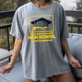 Achievement Unlocked High School Graduation Gamer Women's Comfort Colors T-Shirt Gray