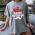 Adios Bitchachos For Graduation Or Cinco De Mayo T-Shirt Women's Comfort Colors T-Shirt Gray