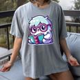 Adorable Book Lover Yeti With Reading Glasses Cute Women's Comfort Colors T-Shirt Gray Adorable Book Lover Yeti With Reading Glasses Cute Women's Comfort Colors T-Shirt Gray