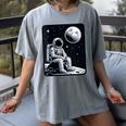 Aesthetic Spaceman Astronaut On The Moon Space Introvert Women's Comfort Colors T-Shirt Gray Aesthetic Spaceman Astronaut On The Moon Space Introvert Women's Comfort Colors T-Shirt Gray