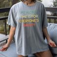 My Alone Time Is For Everyone's Safety Introvert Women's Comfort Colors T-Shirt Gray