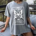 Anti-Social Butterfly Introvert Dislike People Women's Comfort Colors T-Shirt Gray