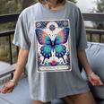 Antisocial Butterfly Introvert Distressed Women's Comfort Colors T-Shirt Gray Antisocial Butterfly Introvert Distressed Women's Comfort Colors T-Shirt Gray